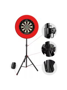   dart állvány Bullet Hybrid steel és soft táblákhoz, táskával