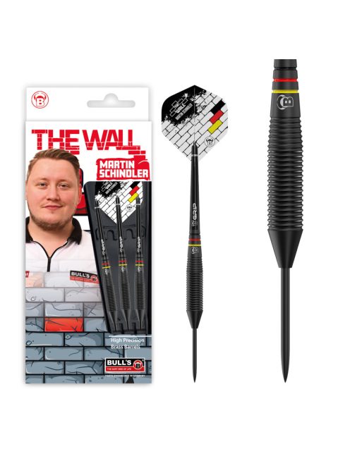 BULL'S Martin Schindler Black Brass Steeldart, 21g
