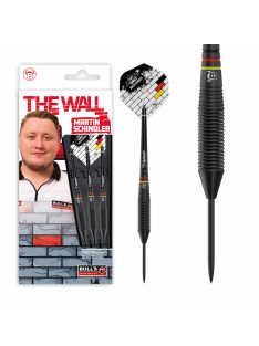   dart szett steel  BULL'S Martin Schindler "THE WALL" Black Brass 23gr