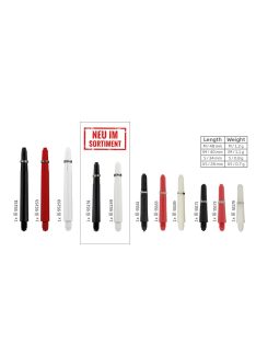   BULL'S DARTS SZÁR NYLON EXTRA RÖVID FEHÉR 2B/A STANDARD MENETES