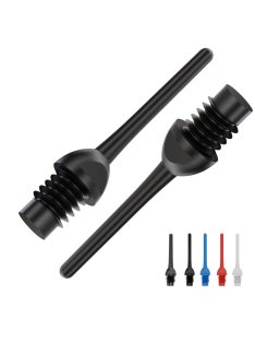   BULL'S Darts hegy Super Key Fekete 8mm (1/4 BSF nagymenetes) 100db/csomag