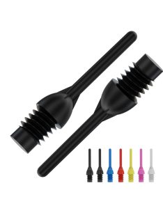   BULL'S Darts hegy Ball Point Fekete 6mm (2BA) standard menetes 100db/csomag