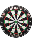 Bull's Focus II hivatalos verseny darts tábla, sisal kender, penge térrács