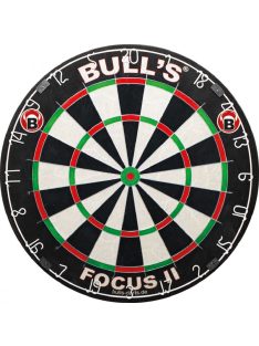   Bull's Focus II hivatalos verseny darts tábla, sisal kender, penge térrács