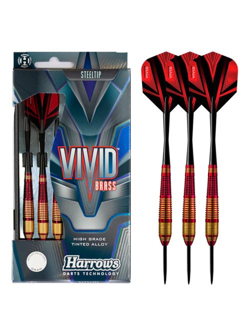 Dart szett Harrows steel Vivid piros 24gr R