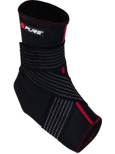   Pure Kompressziós bokavédő/bokatámasz/rögzítő/szorító M méretben fekete