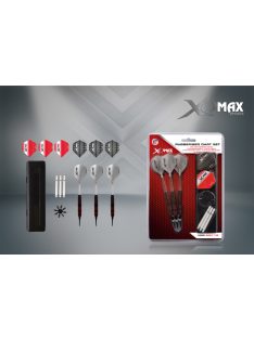   XQ Max Darts szett soft, 3 db 18 g nyíl, 6 db szár,9 db toll, 8 db tollvédő, 1 db tartó