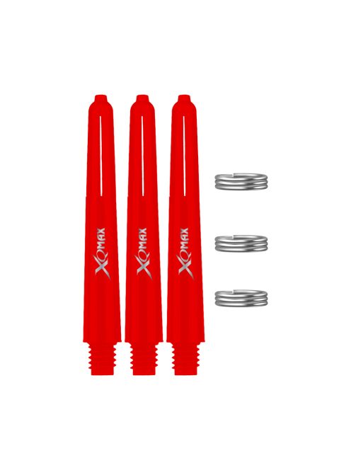 XQMAX 3X 35-42-48 MM PVC szár piros
